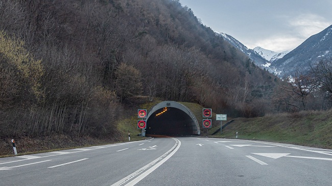 Le tunnel du Mont-Chemin à Martigny fera l’objet de divers travaux la semaine prochaine